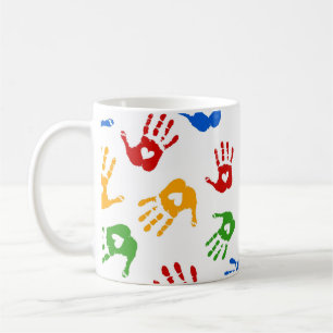 Beau coeur en Palm Coffee Mug