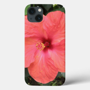 Beau coque ipad à fleurs d'Hibiscus orange