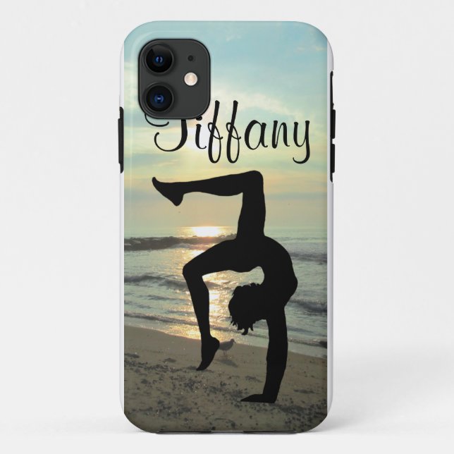 BEAU COQUE IPHONE DE GYMNASTIQUE PERSONNALISÉ (Dos)