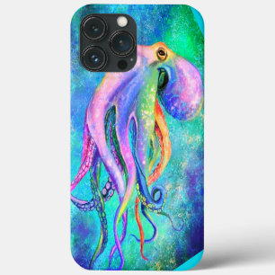 Beau coque iphone octopus couleur