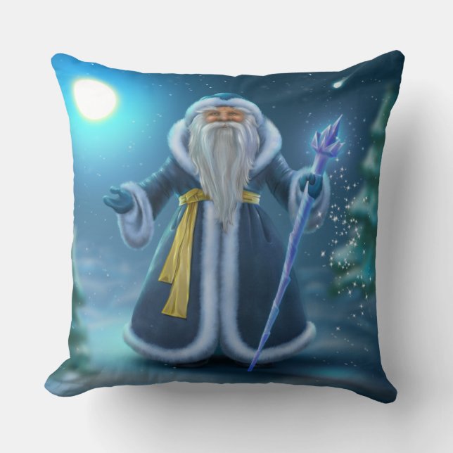 Beau Coussin de Noël Père Noël - Voir retour (Recto)