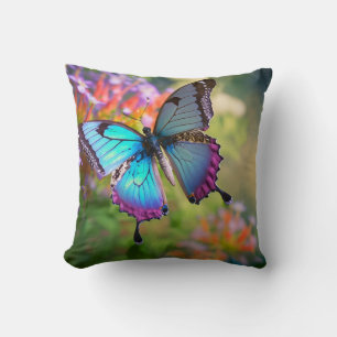 Beau Coussin décoratif papillon