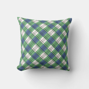 Beau Coussin Plaid