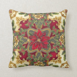 Beau Coussin Poinsettia !