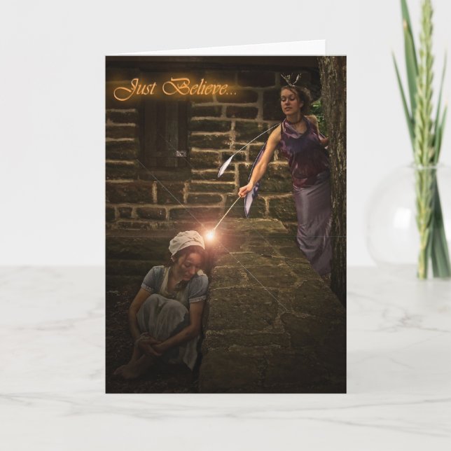 Beau "croyez juste" la carte de Cendrillon et de (Devant)