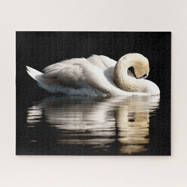 Beau cygne blanc, Puzzle (Horizontal)