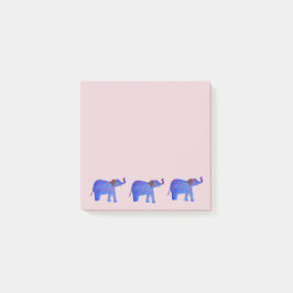 Beau dessin d'éléphant Notes post-it