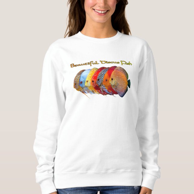 Beau Discus Sweatshirt de poisson (Devant)