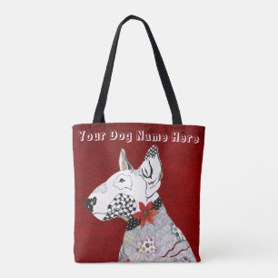 Beau et coloré Sac fourre-tout Bull Terrier