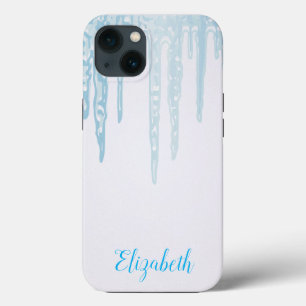 Beau, Étonnant, Bleu Coque de Noël-Mate