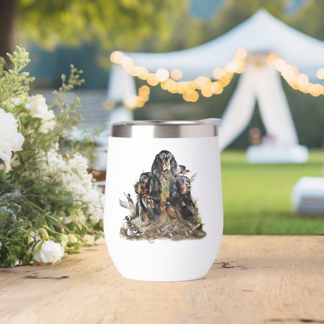 Beau Gordon Setter, Art (Extérieur)