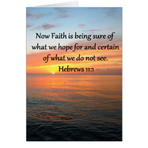 BEAU HÉBREWS 11:1 DESIGN DE LEVER