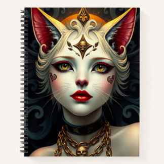 Beau Imaginaire Chat Fairy Art Carnet