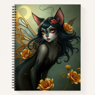 Beau Imaginaire Chat Fairy Art Carnet