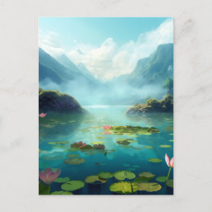 Beau Imaginaire Enchanted Paysage Carte postale