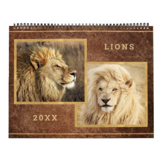 Beau Lions Photo Calendrier