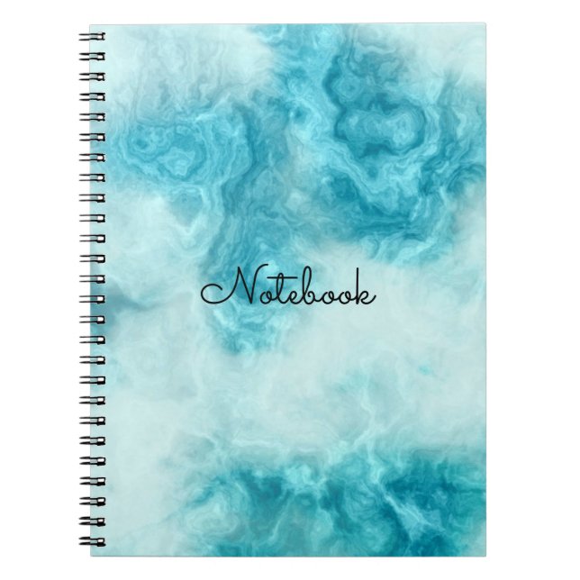 beau livre artsy de marbre bleu de texture de (Devant)