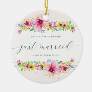 Beau Mariage marié  Ornement céramique