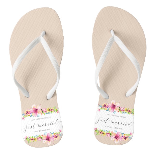 Beau Mariage marié| Retourner les tongs (Semelle)