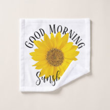 Beau Matin Sunshine Tournesol Blanc