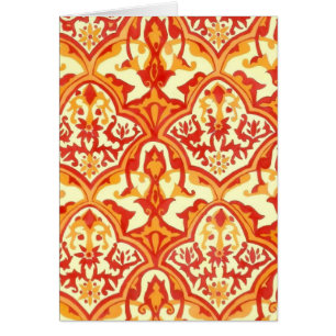 BEAU MOTIF - ROUGE & ORANGE