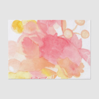 Beau papier de soie de soie floral