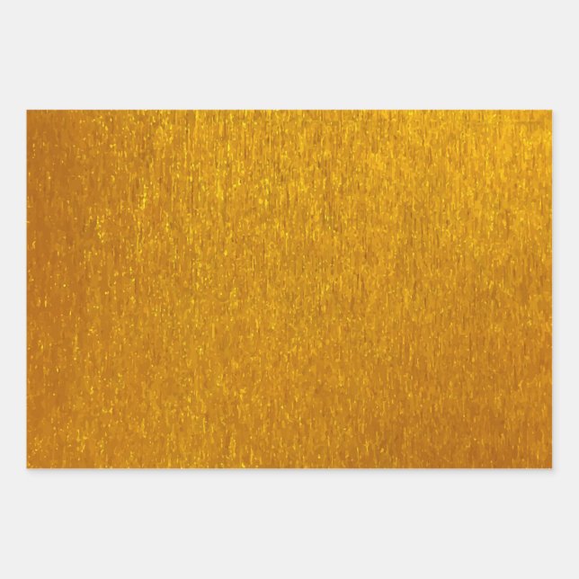 Beau papier d'enveloppement d'or (Devant)
