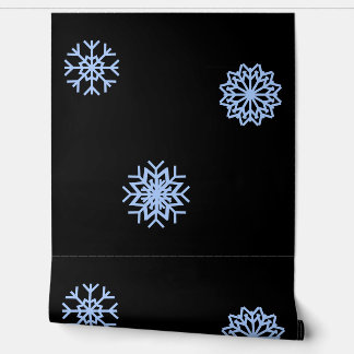 Beau papier peint noir.