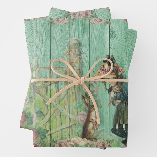 Beau papier pour vos cadeaux de Pâques (En situation)