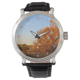 Beau paysage extérieur Montre poignet