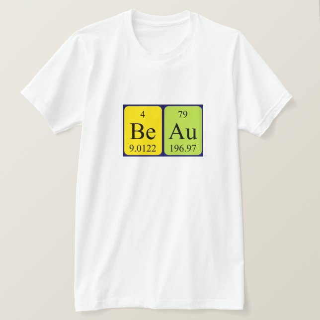Beau Periodenname Shirt (Design vorne)