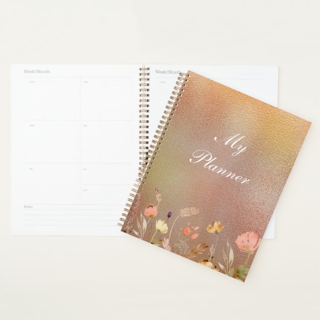 Beau Planificateur de fleurs brillantes (Devant avec enveloppe)