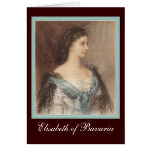 Beau portrait d'impératrice Elisabeth - Sisi