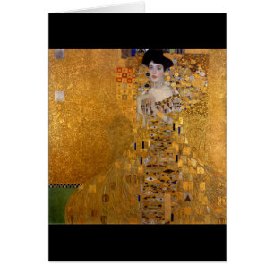 Beau portrait d'une dame par Gustav Klimt, Deco
