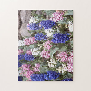 Beau Printemps Hyacinths Jigsaw Puzzle