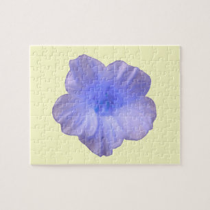 Beau Puzzle bleu Nasturtium