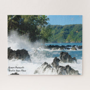 Beau puzzle de littoral de Maui