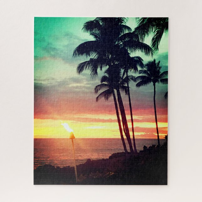 Beau Puzzle Hawaiian Sunset (Vertical)