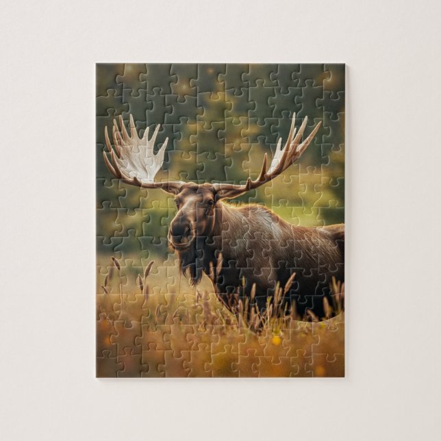 Beau Puzzle Moose Jigsaw (Vertical)