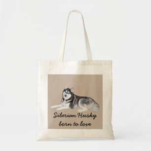 Beau sac fourre-tout à chien de traîneau sibéri