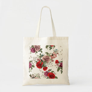 Beau Sac fourre-tout de croquis floraux
