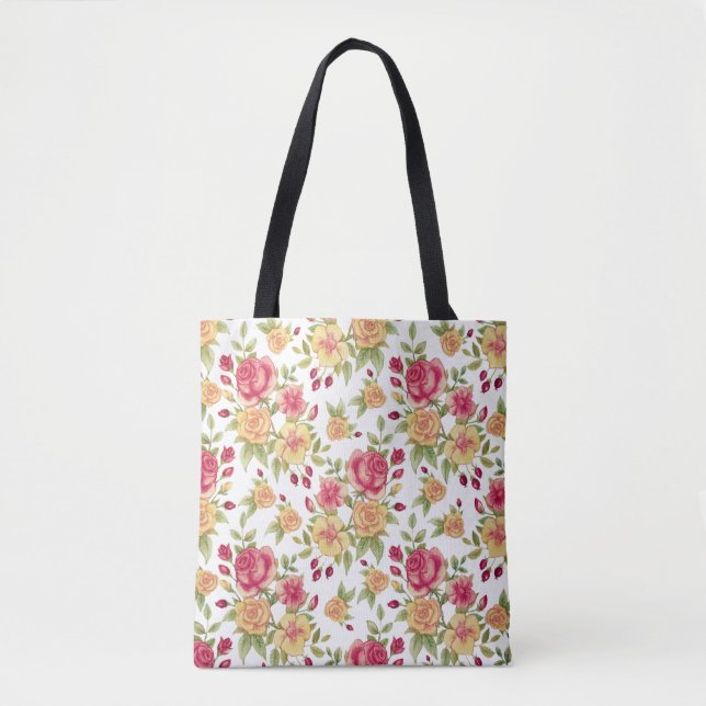 Beau Sac fourre-tout Floral (Devant)