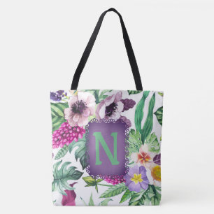 Beau Sac fourre-tout Floral