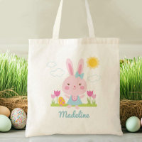 Beau Sac fourre-tout lapin de Pâques