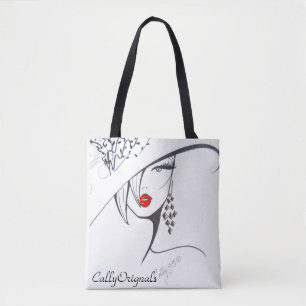 Beau sac fourre-tout noir et blanc à mode