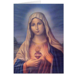 Beau Sacré Coeur Religieux de Vierge Marie