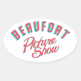 Beau Show Car Show Ovaler Aufkleber