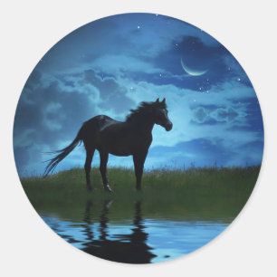 Beau Stickers Cheval Imaginaire