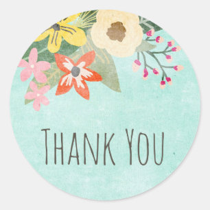 Beau Stickers Merci Blooms