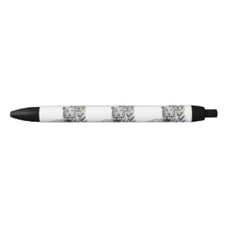 Beau stylo tigre blanc